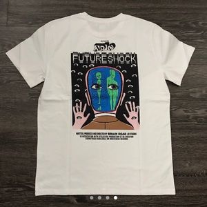 APC Brain Dead Dusty White T-shirt Interaction #3